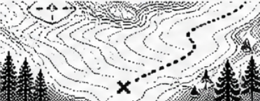 Trail map sketch